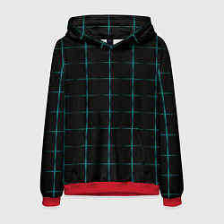 Мужская толстовка Color black blue crosses