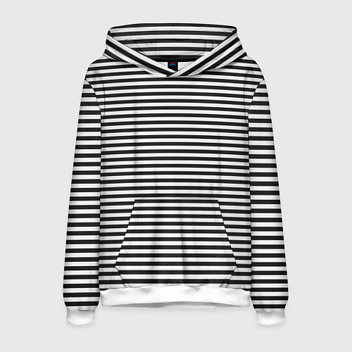 Мужская толстовка Тельняшка подводника / 3D-Белый – фото 1