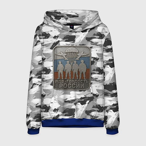 Мужская толстовка Гордость России ВДВ / 3D-Синий – фото 1