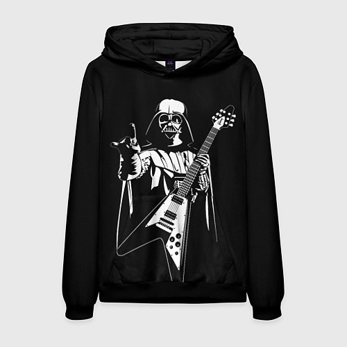 Мужская толстовка Дарт Вейдер рокер / 3D-Черный – фото 1