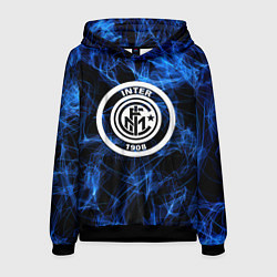 Толстовка-худи мужская Inter smoke neon, цвет: 3D-черный