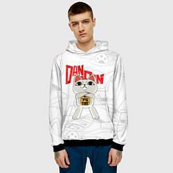 Толстовка-худи мужская Dandadan - манеки неко, цвет: 3D-черный — фото 2