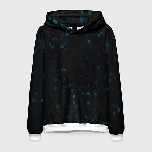Мужская толстовка Color dark blue khaki / 3D-Белый – фото 1