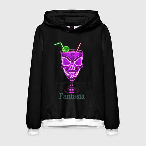 Мужская толстовка Fantasia pink / 3D-Белый – фото 1