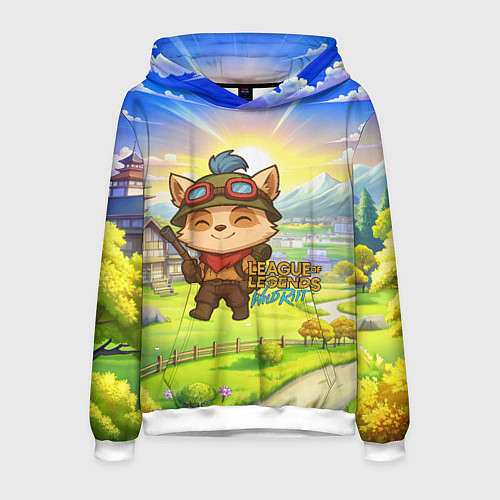 Мужская толстовка League of legends Тимо / 3D-Белый – фото 1