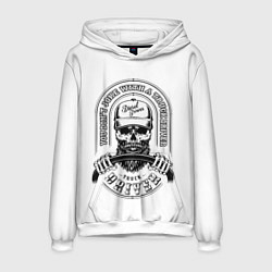 Толстовка-худи мужская Водитель грузовика, цвет: 3D-белый