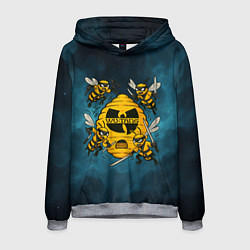 Толстовка-худи мужская Wu-tang clan пчелы, цвет: 3D-меланж