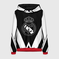 Толстовка-худи мужская Real Madrid геометрия спорт, цвет: 3D-красный