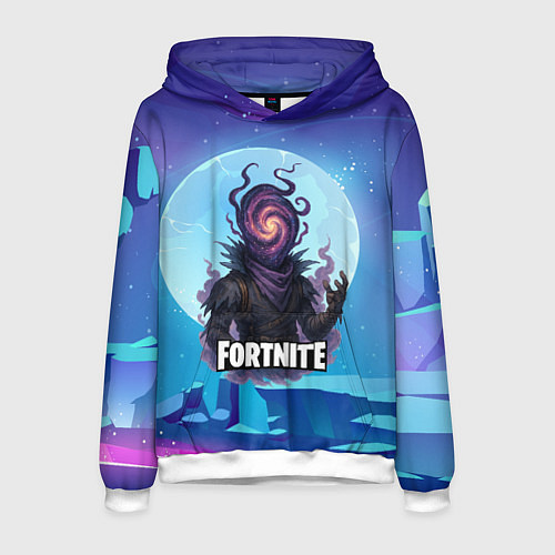 Мужская толстовка Рейвен Fortnite / 3D-Белый – фото 1