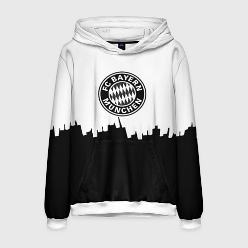 Мужская толстовка Bayern Mnchen пиксели / 3D-Белый – фото 1