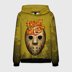 Толстовка-худи мужская Джейсон Вурхиз, цвет: 3D-черный