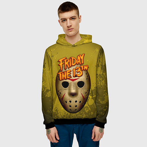 Мужская толстовка Джейсон Вурхиз / 3D-Черный – фото 3