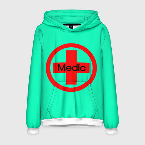 Мужская толстовка Medic / 3D-Белый – фото 1