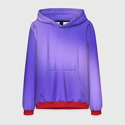 Толстовка-худи мужская Color purple gradient, цвет: 3D-красный