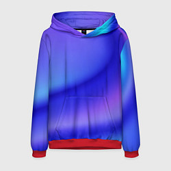 Толстовка-худи мужская The color is multicolored, цвет: 3D-красный