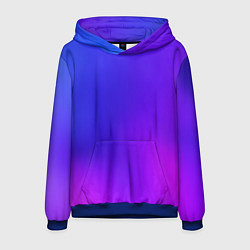 Толстовка-худи мужская Color multicolored gradient, цвет: 3D-синий