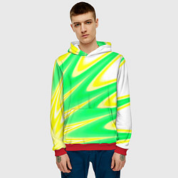 Толстовка-худи мужская Multicolored color, цвет: 3D-красный — фото 2