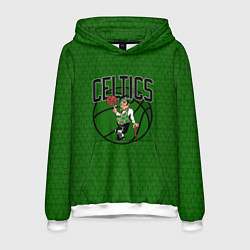 Толстовка-худи мужская NBA Celtics, цвет: 3D-белый