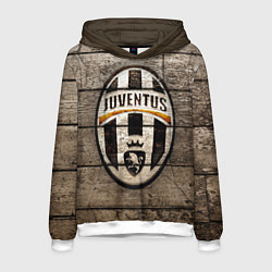 Толстовка-худи мужская Juventus, цвет: 3D-белый