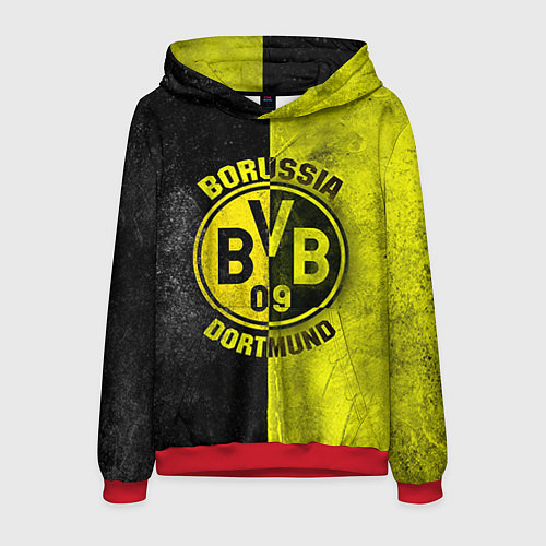 Мужская толстовка Borussia Dortmund / 3D-Красный – фото 1