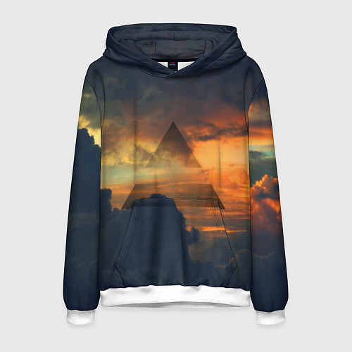 Мужская толстовка 30 seconds to mars / 3D-Белый – фото 1