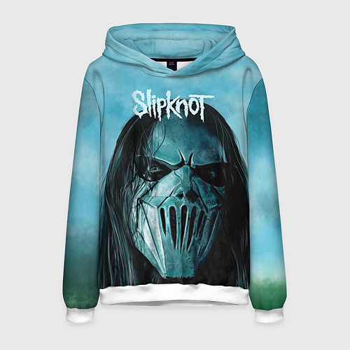 Мужская толстовка Slipknot / 3D-Белый – фото 1