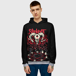 Толстовка-худи мужская Slipknot, цвет: 3D-меланж — фото 2