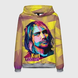 Мужская толстовка Kurt Cobain: Abstraction