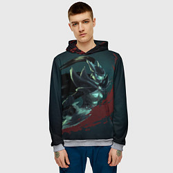 Толстовка-худи мужская Phantom Assassin, цвет: 3D-меланж — фото 2