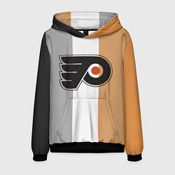 Толстовка-худи мужская Philadelphia Flyers, цвет: 3D-черный