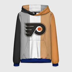 Толстовка-худи мужская Philadelphia Flyers, цвет: 3D-синий