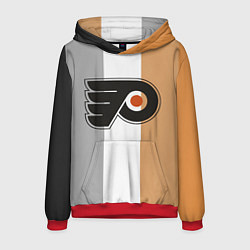 Толстовка-худи мужская Philadelphia Flyers, цвет: 3D-красный