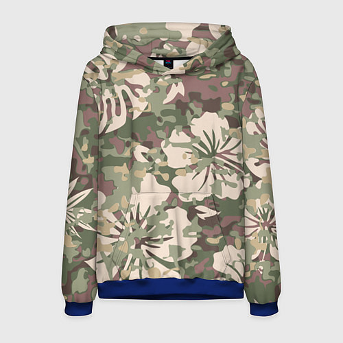 Мужская толстовка Камуфляж / 3D-Синий – фото 1