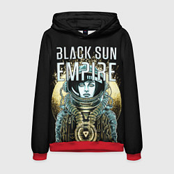 Толстовка-худи мужская Black Sun Empire, цвет: 3D-красный