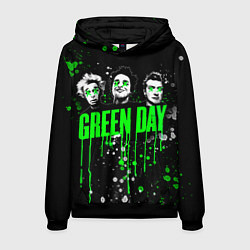 Толстовка-худи мужская Green Day: Acid Colour, цвет: 3D-черный