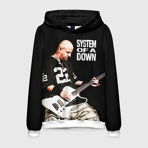 Мужская толстовка System of a Down / 3D-Белый – фото 1