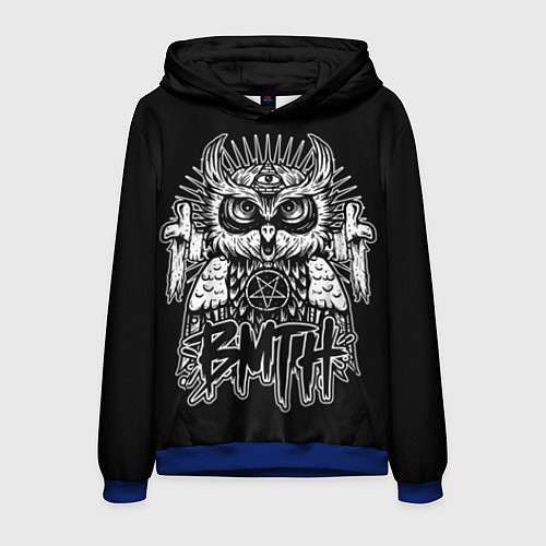 Мужская толстовка BMTH Owl / 3D-Синий – фото 1