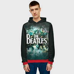 Толстовка-худи мужская The Beatles Stories, цвет: 3D-красный — фото 2