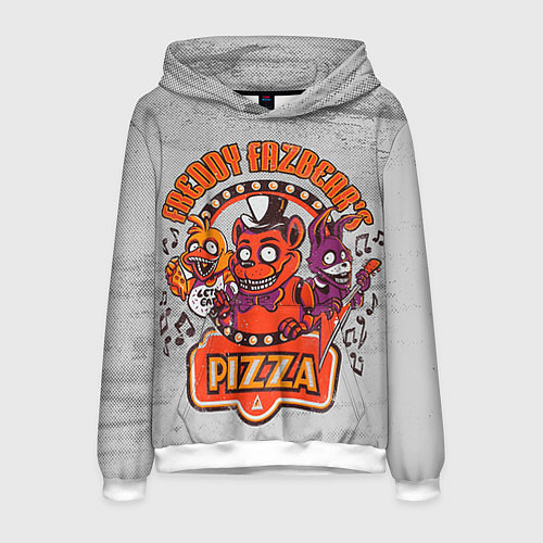 Мужская толстовка Freddy Pizza / 3D-Белый – фото 1