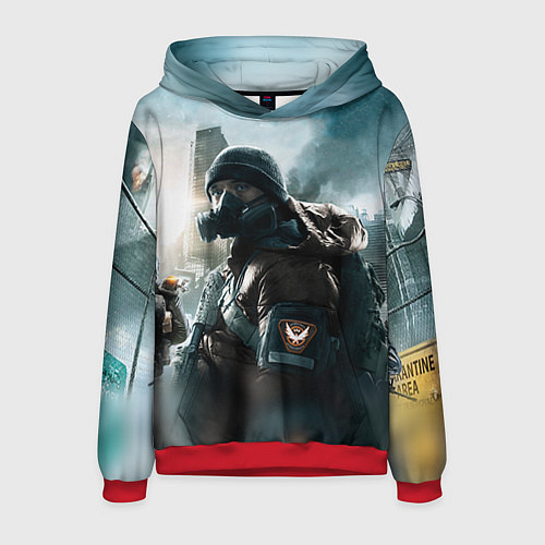 Мужская толстовка Division 1 / 3D-Красный – фото 1