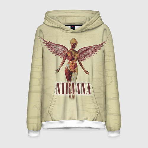 Мужская толстовка Nirvana Angel / 3D-Белый – фото 1