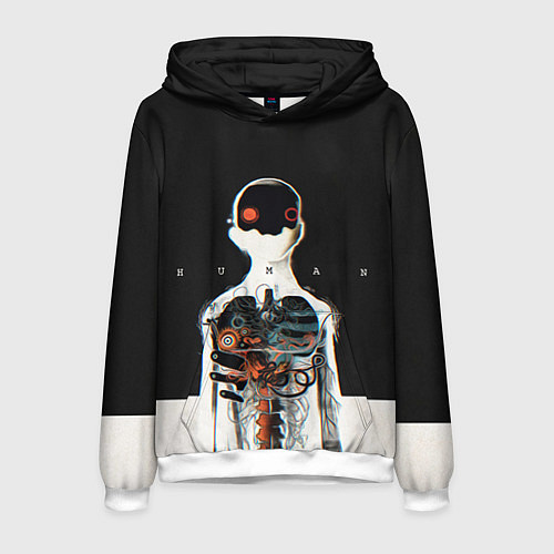 Мужская толстовка Three Days Grace: Skeleton / 3D-Белый – фото 1