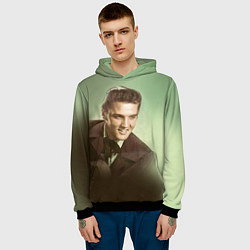 Толстовка-худи мужская Elvis Young, цвет: 3D-черный — фото 2