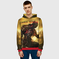 Толстовка-худи мужская Dark Souls: Braveheart, цвет: 3D-красный — фото 2