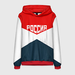 Толстовка-худи мужская Форма России, цвет: 3D-красный