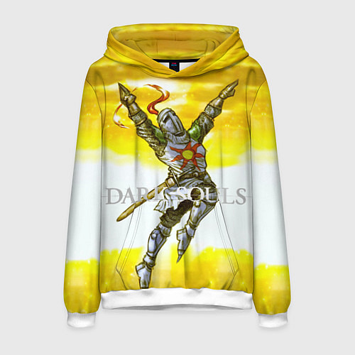 Мужская толстовка Knight Heida - dark souls / 3D-Белый – фото 1