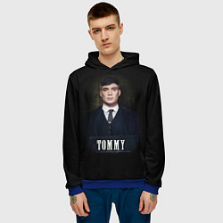 Толстовка-худи мужская Peaky Tommy, цвет: 3D-синий — фото 2