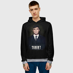 Толстовка-худи мужская Peaky Tommy, цвет: 3D-меланж — фото 2