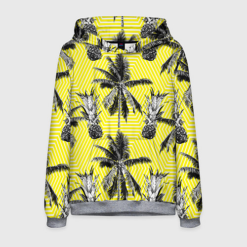 Мужская толстовка Ананасы 18 / 3D-Меланж – фото 1