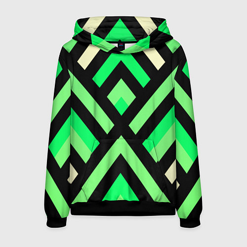 Мужская толстовка Стрелки / 3D-Черный – фото 1